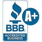 Rated A+ and Accredited by the Better Business Bureau